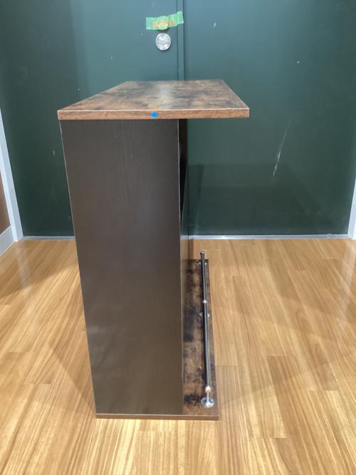 カウンターテーブル ブラウン×ブラック 9 4段