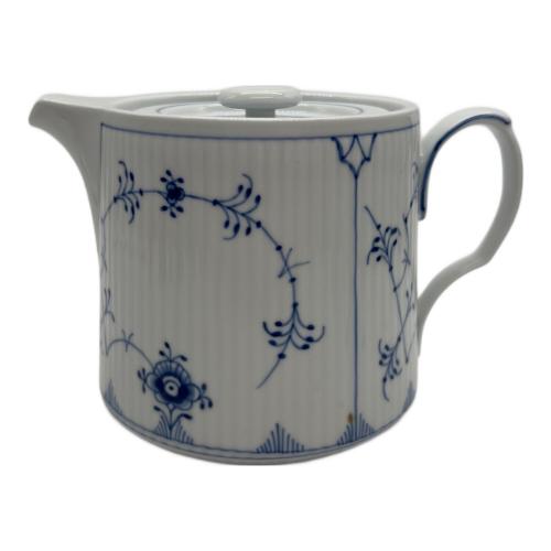 ROYAL COPENHAGEN (ロイヤル・コペンハーゲン) ティーポット ブルーフルーテッド・プレイン