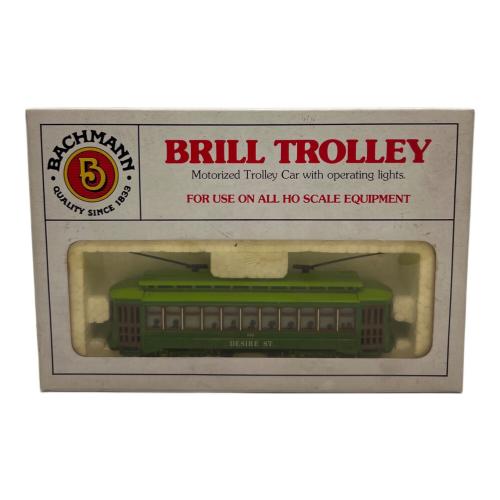BACHMANN (バックマン) レトロHOゲージ ※動作未確認 ブリルトロリー