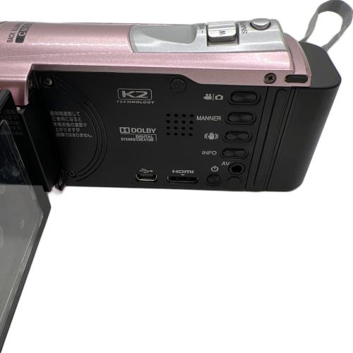 JVC (ジェイブイシー) デジタルビデオカメラ 動作確認済 ※レンズカバー閉難有 251万画素 SDHCカード対応 GZ-E325-P -