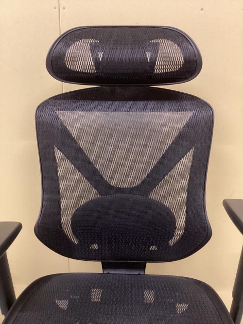 ニトリ リクライニングワークチェア ブラック アーム付 ヘッドレスト付 フォリスト