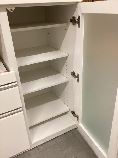 ニトリ キッチンカウンター ホワイト 幅:90cm/奥行:50cm/高さ:100cm 1