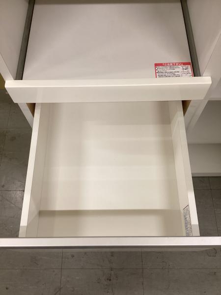 ニトリ キッチンカウンター ホワイト 幅:90cm/奥行:50cm/高さ:100cm 1