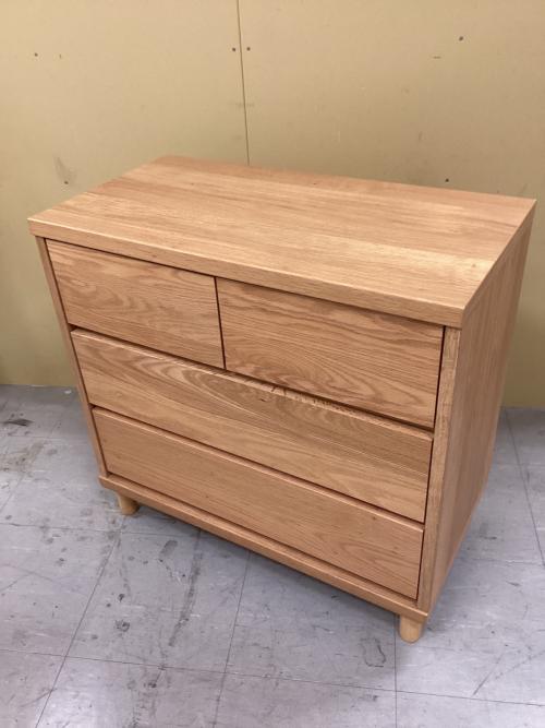 東馬 (トウマ) チェスト ナチュラル  3段 ハウタ 75㎝