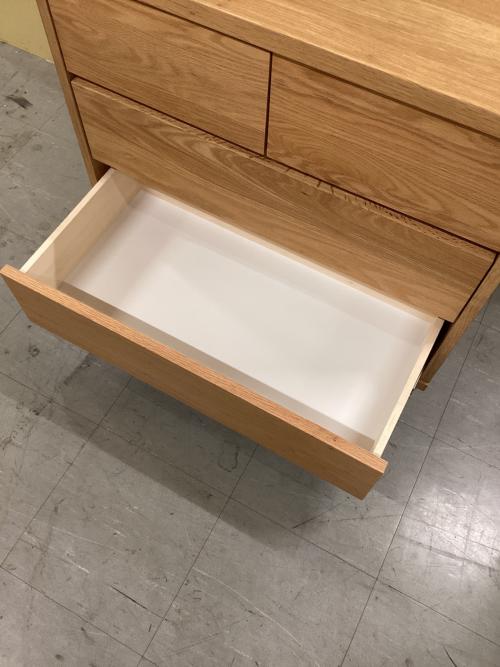 東馬 (トウマ) チェスト ナチュラル  3段 ハウタ 75㎝