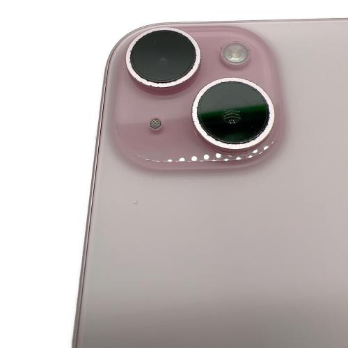 Apple (アップル) iPhone15 ピンク MTMJ3J/A サインアウト確認済 356258482154428 ー SIM FREE 修理履歴無し 128GB バッテリー:Aランク(90%) 程度:Aランク 未商品化