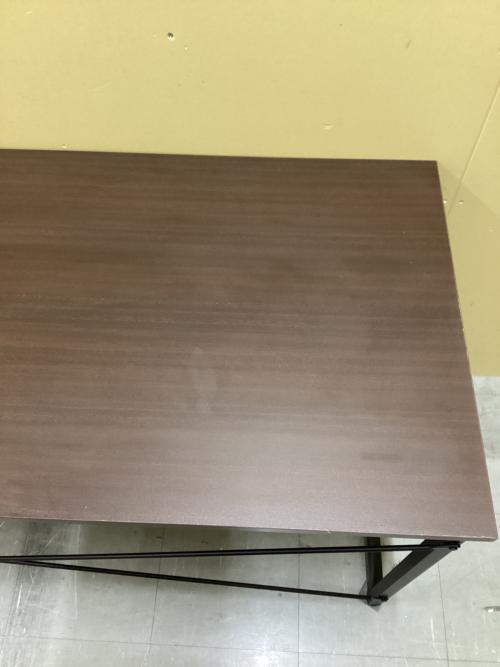 SANWA SUPPLY (サンワサプライ) デスク ブラウン×ブラック 幅160cm 奥行60cm 高さ70cm 100-DESKF006