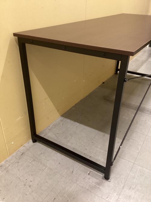 SANWA SUPPLY (サンワサプライ) デスク ブラウン×ブラック 幅160cm 奥行60cm 高さ70cm 100-DESKF006