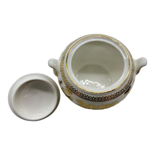 Wedgwood (ウェッジウッド) シュガーポット・クリーマーセット 40035415 ▲ GOLD COLUMBIA 2Pセット