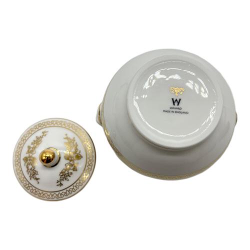 Wedgwood (ウェッジウッド) シュガーポット・クリーマーセット 40035415 ▲ GOLD COLUMBIA 2Pセット