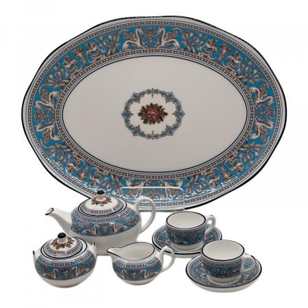 Wedgwood (ウェッジウッド) ミニチュアティーセット △ フロレン