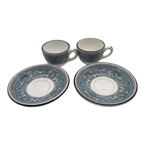Wedgwood (ウェッジウッド) ミニチュアティーセット ▲ フロレンティーン・ターコイズ