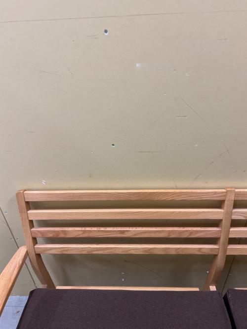 大塚家具(IDC) (オオツカカグ) 3人掛けソファー ナチュラル×ブラウン
