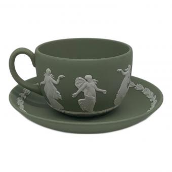 Wedgwood (ウェッジウッド) カップ&ソーサー ▲ ※保管時ヨゴレ有 ジャスパー