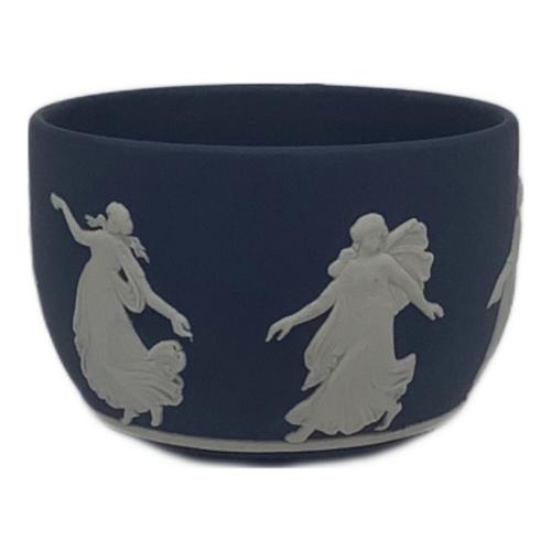 Wedgwood (ウェッジウッド) カップ&ソーサー ▲ ※保管時ヨゴレ有 ジャスパー ロイヤルブルー