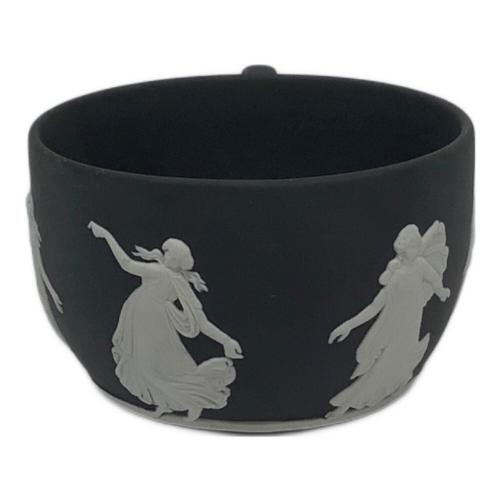 Wedgwood (ウェッジウッド) カップ&ソーサー ▲ ※保管時ヨゴレ有 ジャスパー ブラック