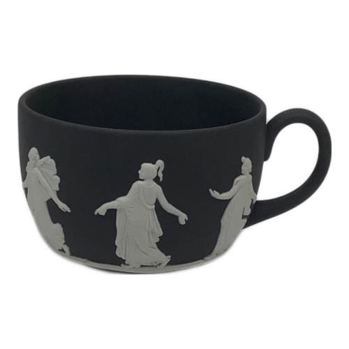 Wedgwood (ウェッジウッド) カップ&ソーサー ▲ ※保管時ヨゴレ有 ジャスパー ブラック