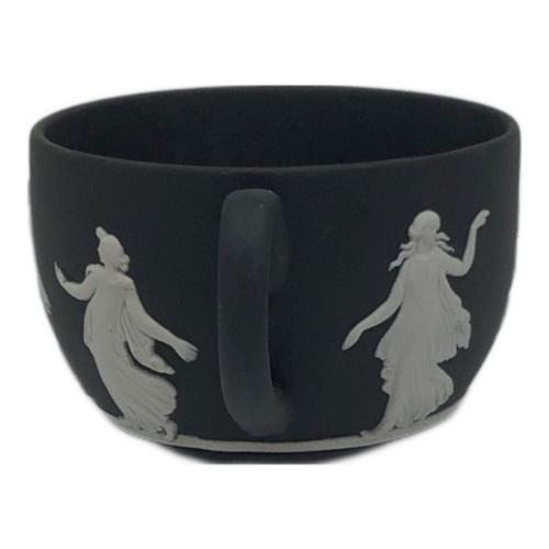Wedgwood (ウェッジウッド) カップ&ソーサー ▲ ※保管時ヨゴレ有 ジャスパー ブラック