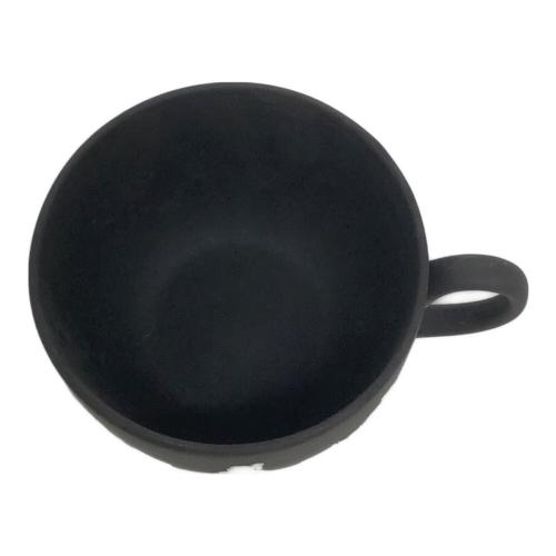 Wedgwood (ウェッジウッド) カップ&ソーサー ▲ ※保管時ヨゴレ有 ジャスパー ブラック