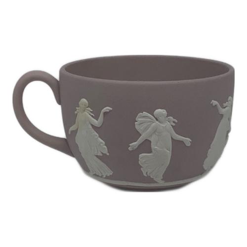 Wedgwood (ウェッジウッド) カップ&ソーサー ▲ ※保管時ヨゴレ有 ジャスパー ライラック