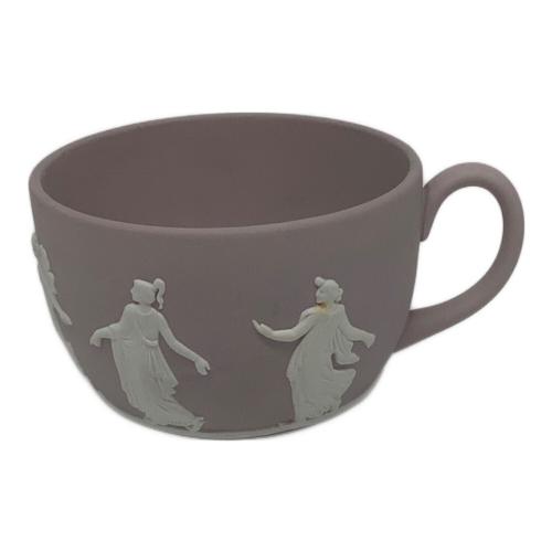 Wedgwood (ウェッジウッド) カップ&ソーサー ▲ ※保管時ヨゴレ有 ジャスパー ライラック
