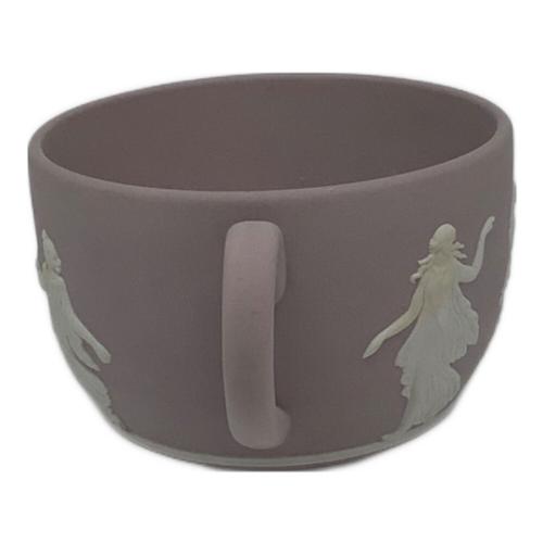 Wedgwood (ウェッジウッド) カップ&ソーサー ▲ ※保管時ヨゴレ有 ジャスパー ライラック