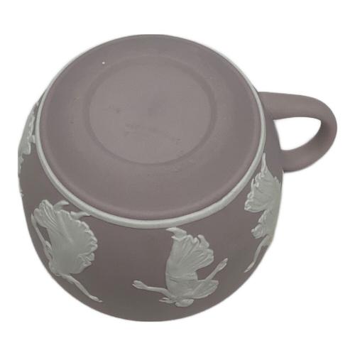 Wedgwood (ウェッジウッド) カップ&ソーサー ▲ ※保管時ヨゴレ有 ジャスパー ライラック