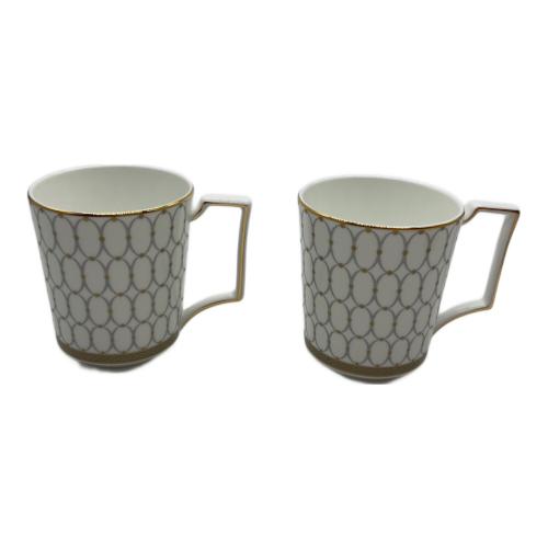 Wedgwood (ウェッジウッド) マグ＆プレート ▲ ルネッサンスグレイ 2Pセット