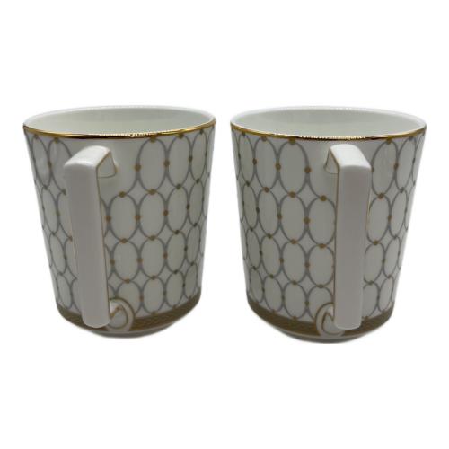 Wedgwood (ウェッジウッド) マグ＆プレート ▲ ルネッサンスグレイ 2Pセット