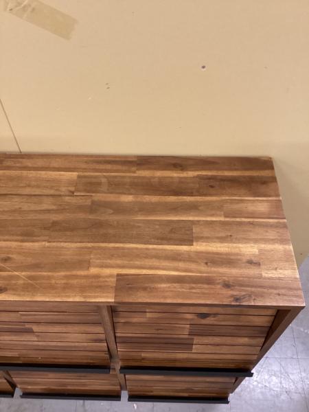 UNICO (ウニコ) レコードラック ブラウン×ブラック 266 2×3 フラップ扉