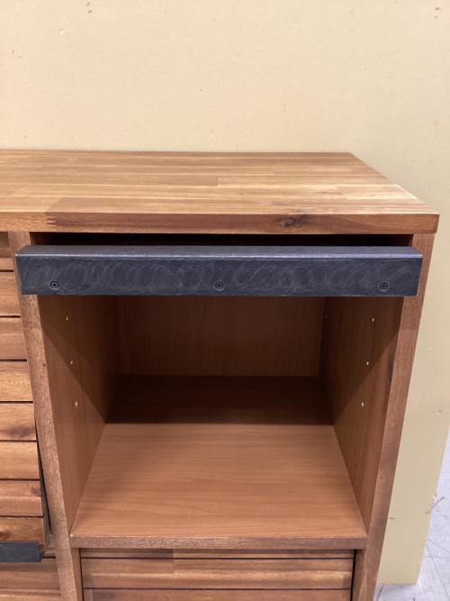 unico レコードラック UNICO (ウニコ) レコードラック ブラウン×ブラック 266 2×3