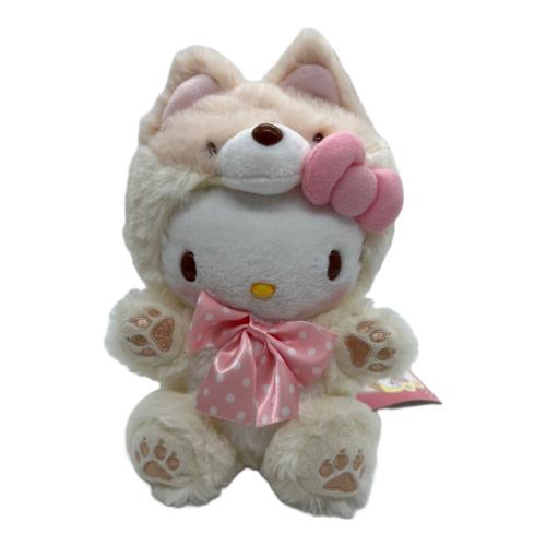HELLO KITTY (ハローキティ) ヌイグルミ タグ付 キツネかぶりもの 北海道限定