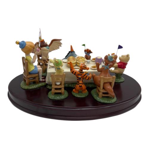 DISNEY (ディズニー) フィギュア 世界300点限定品 加藤工芸 くまのプーさんとなかまたち 原作デビュー80周年記念限定フィギュア