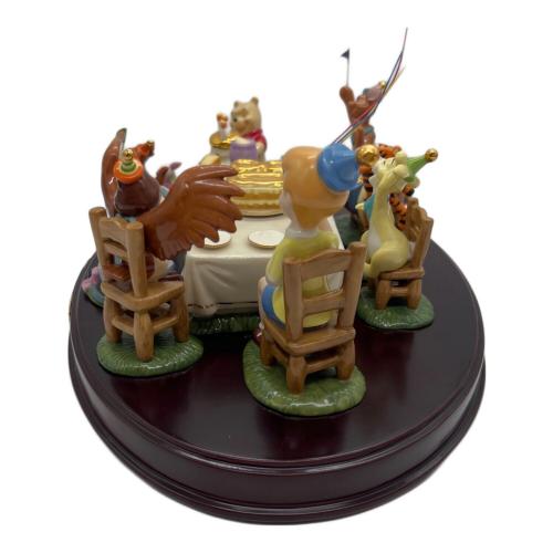 DISNEY (ディズニー) フィギュア 世界300点限定品 加藤工芸 くまのプーさんとなかまたち 原作デビュー80周年記念限定フィギュア