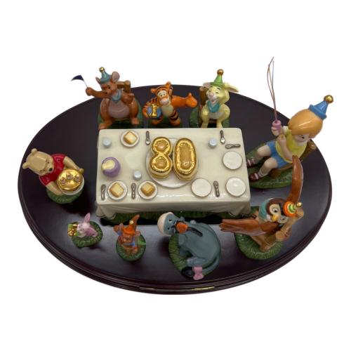DISNEY (ディズニー) フィギュア 世界300点限定品 加藤工芸 くまのプーさんとなかまたち 原作デビュー80周年記念限定フィギュア