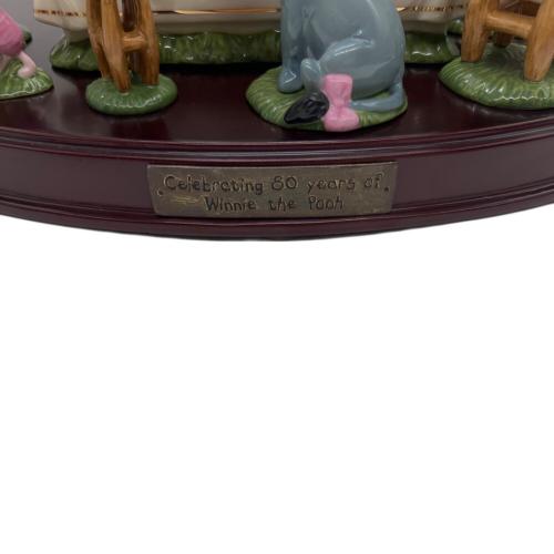 DISNEY (ディズニー) フィギュア 世界300点限定品 加藤工芸 くまのプーさんとなかまたち 原作デビュー80周年記念限定フィギュア