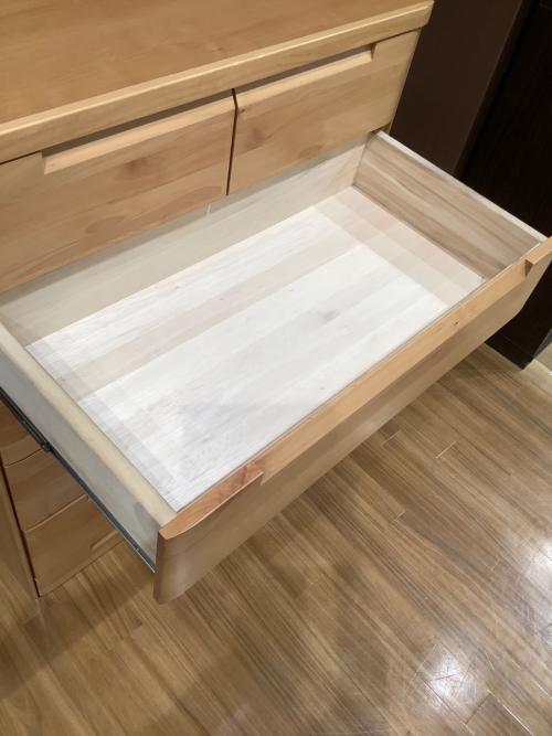 サンコウ 5段チェスト ナチュラル 高110 幅90 奥46 スカーレット