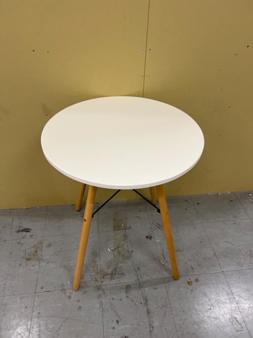 ニトリ ダイニングテーブル ホワイト 222 ラウンド サークル2 60 幅:約60㎝/高さ:約70cm