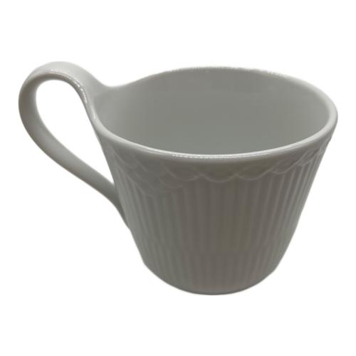 ROYAL COPENHAGEN (ロイヤル・コペンハーゲン) ハイハンドルマグ ホワイトフルーテッド・ハーフレース