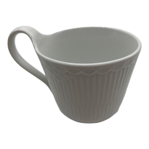 ROYAL COPENHAGEN (ロイヤル・コペンハーゲン) ハイハンドルマグ ホワイトフルーテッド