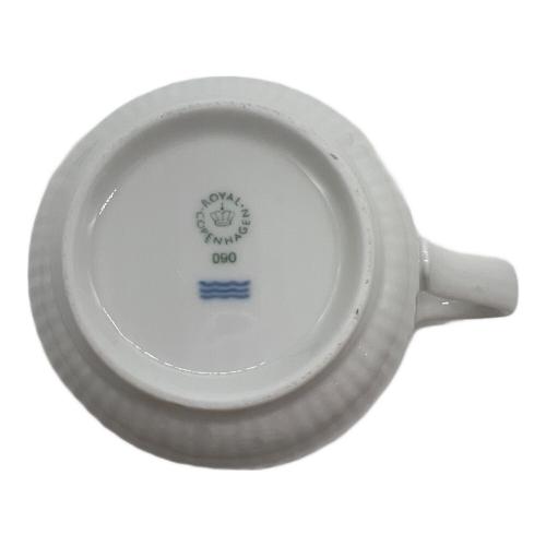 ROYAL COPENHAGEN (ロイヤル・コペンハーゲン) ハイハンドルマグ ホワイトフルーテッド・ハーフレース