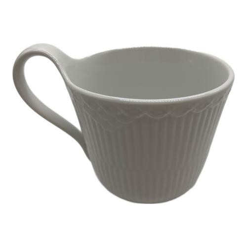 ROYAL COPENHAGEN (ロイヤル・コペンハーゲン) ハイハンドルマグ ホワイトフルーテッド・ハーフレース