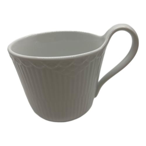 ROYAL COPENHAGEN (ロイヤル・コペンハーゲン) ハイハンドルマグ ホワイトフルーテッド・ハーフレース