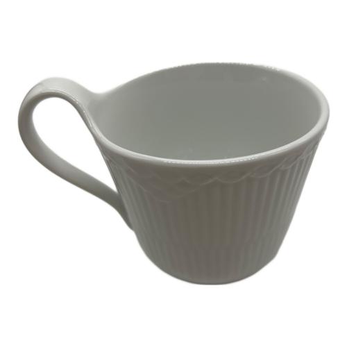 ROYAL COPENHAGEN (ロイヤル・コペンハーゲン) ハイハンドルマグ ホワイトフルーテッド・ハーフレース