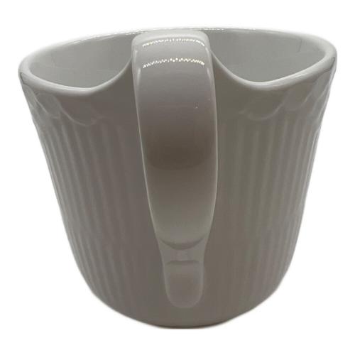 ROYAL COPENHAGEN (ロイヤル・コペンハーゲン) ハイハンドルマグ ホワイトフルーテッド・ハーフレース