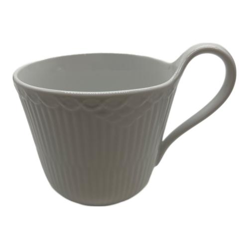 ROYAL COPENHAGEN (ロイヤル・コペンハーゲン) ハイハンドルマグ ホワイトフルーテッド・ハーフレース