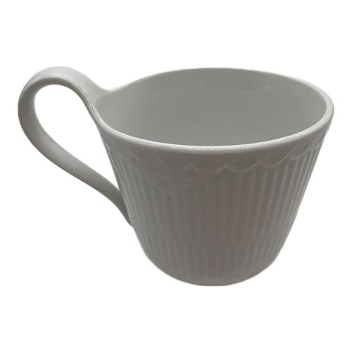ROYAL COPENHAGEN (ロイヤル・コペンハーゲン) ハイハンドルマグ ホワイトフルーテッド・ハーフレース