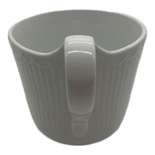 ROYAL COPENHAGEN (ロイヤル・コペンハーゲン) ハイハンドルマグ ホワイトフルーテッド・ハーフレース