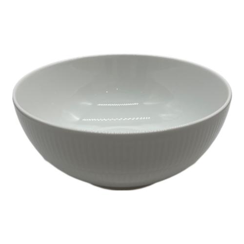 ROYAL COPENHAGEN (ロイヤル・コペンハーゲン) ホワイトフルーテッドボウル 22cm ホワイトフルーテッド
