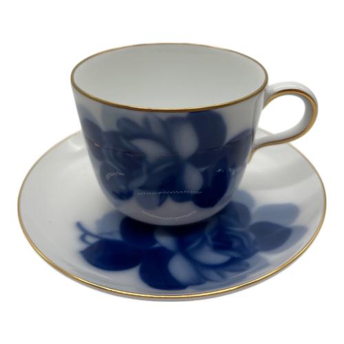 大倉陶園 (オオクラトウエン) カップ&ソーサー ブルーローズ 2Pセット